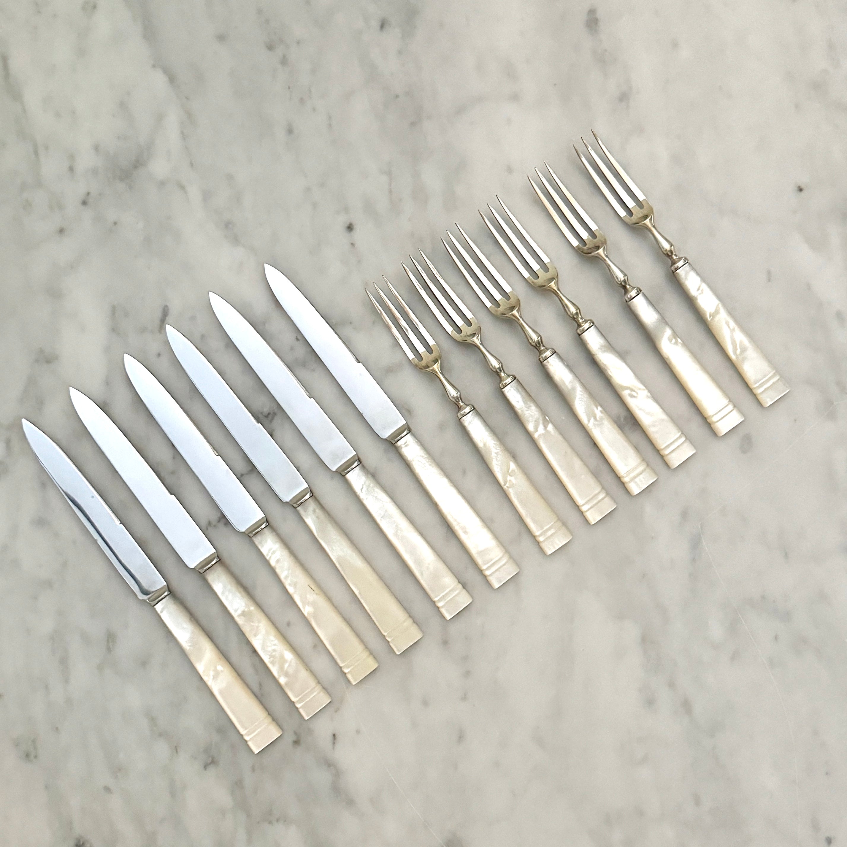 Mother of Pearl Vintage Fruit Eaters