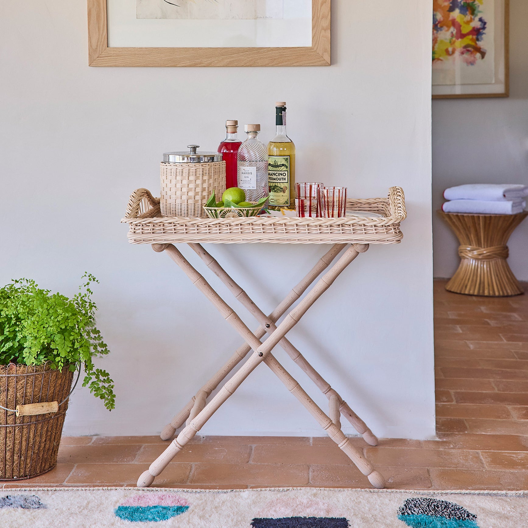 Rectangular Wicker Tray - Small