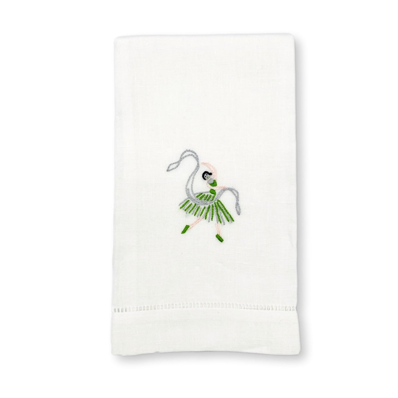 Ballerina Guest Towel - Green