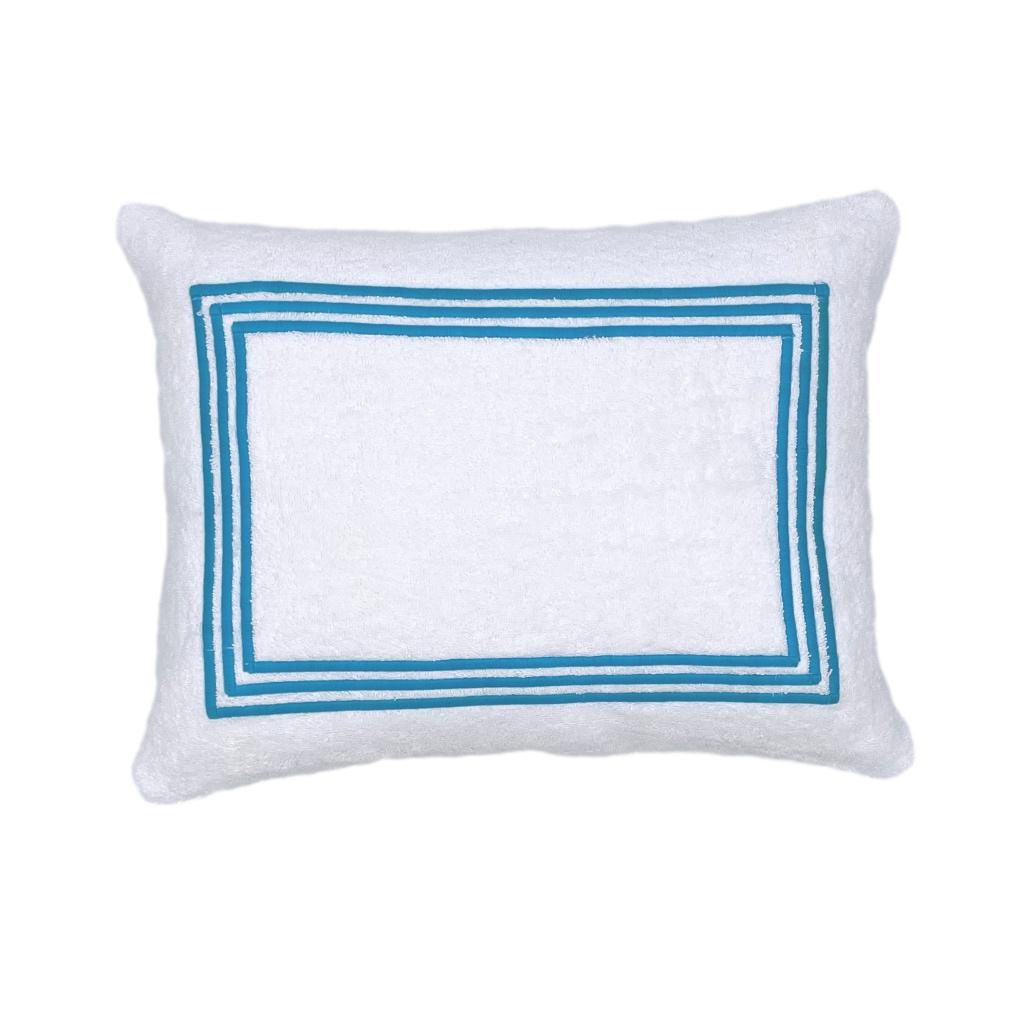 Portofino Boudoir Pillow - Turquoise-Julia B. Casa