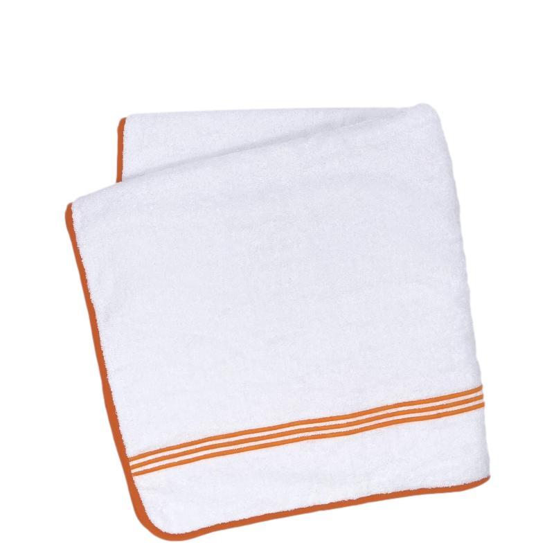 Portofino Pool Towel - Orange-Julia B. Casa
