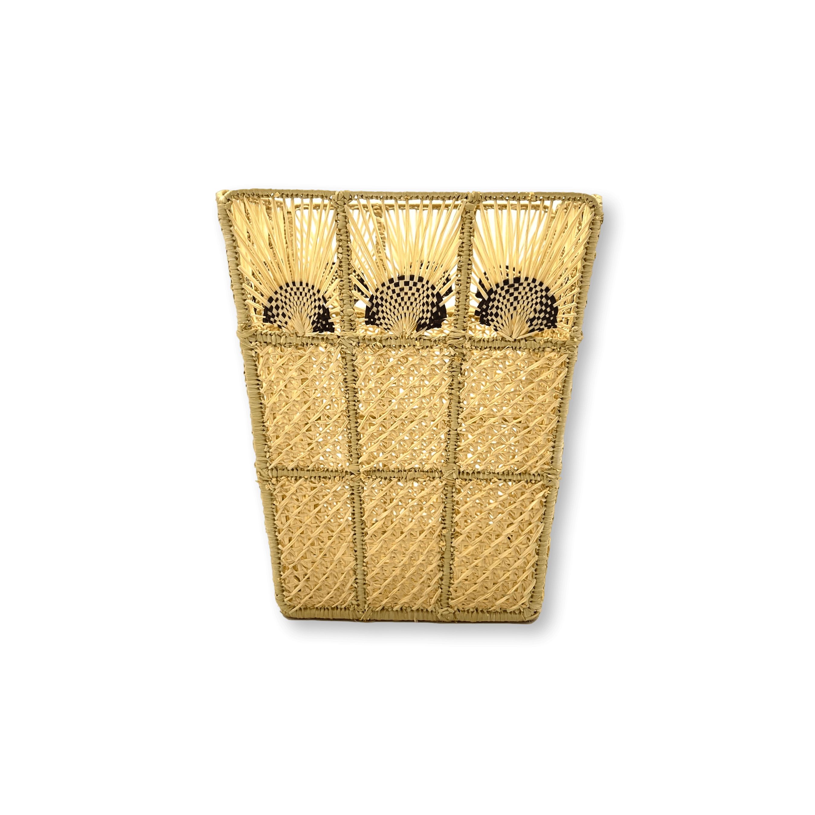 Ischia Wicker Basket - Chocolate