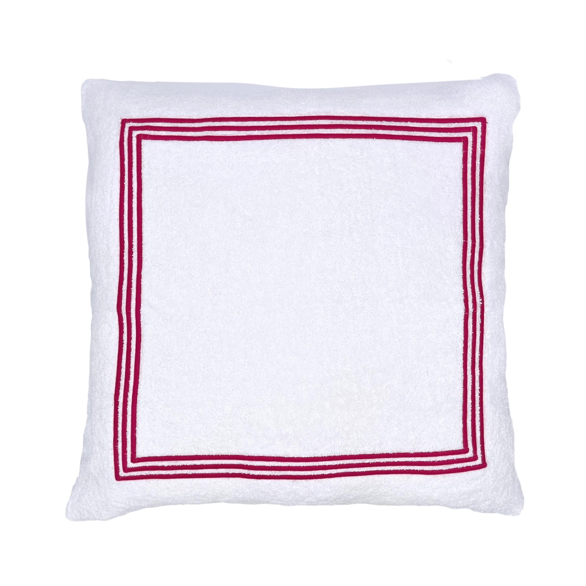 Portofino Pillow - Hot Pink-Julia B. Casa