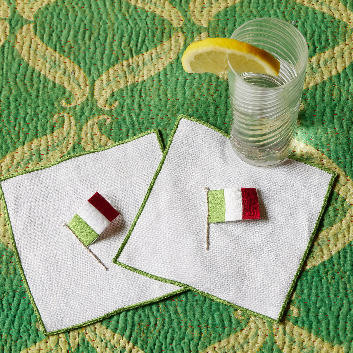 Italian Flag Coasters
