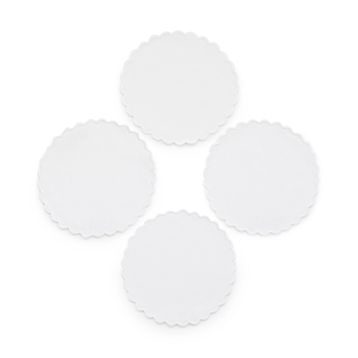 Pierre Coasters - White