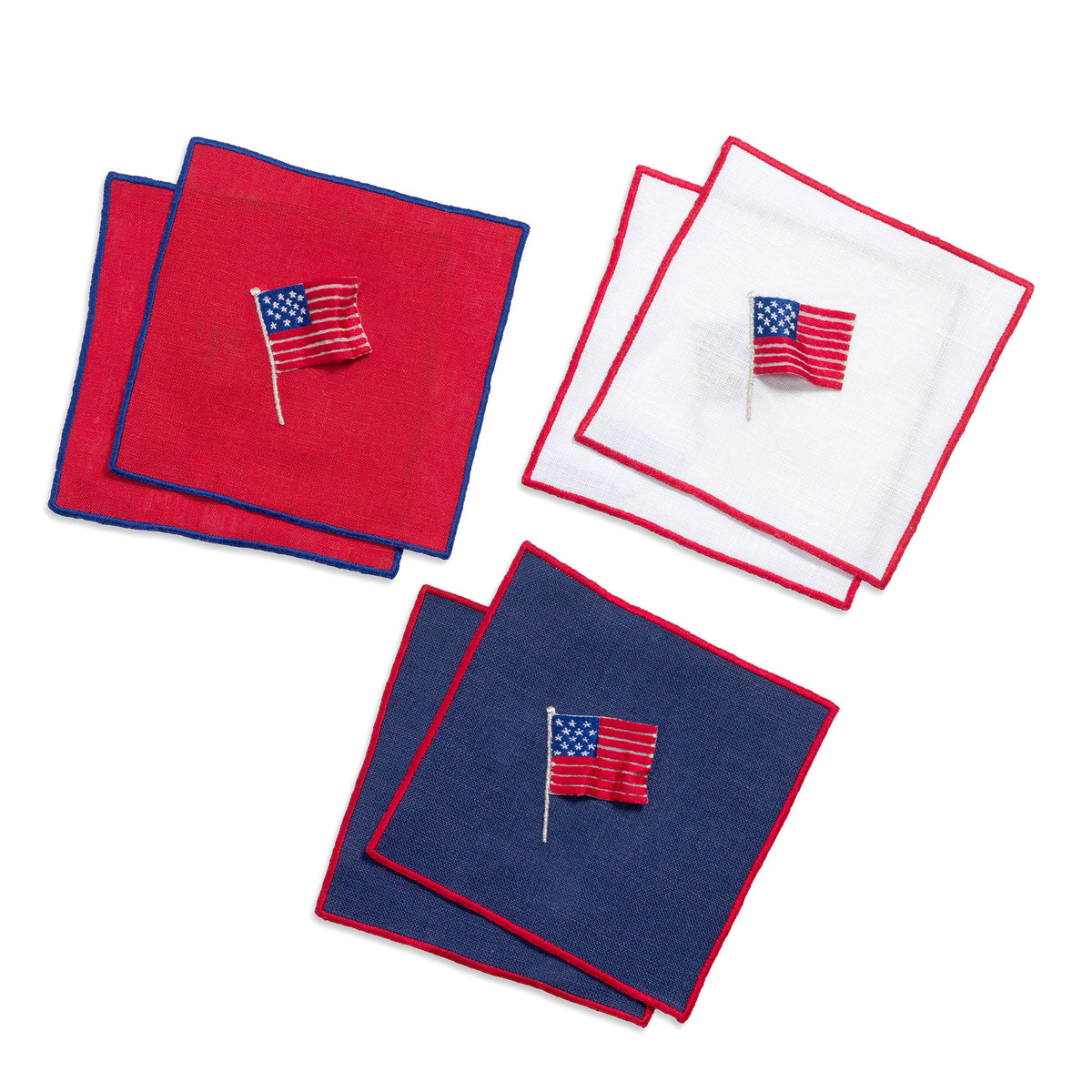 American Flag Coasters