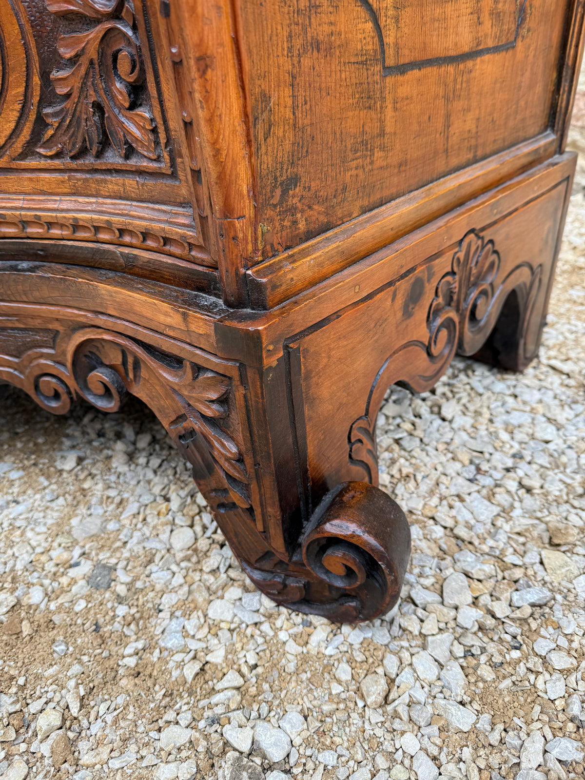 Antique Sud Tyrol Pine Chest c. 1750