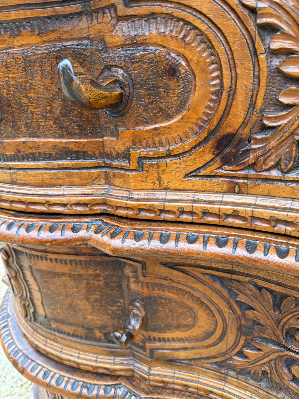 Antique Sud Tyrol Pine Chest c. 1750