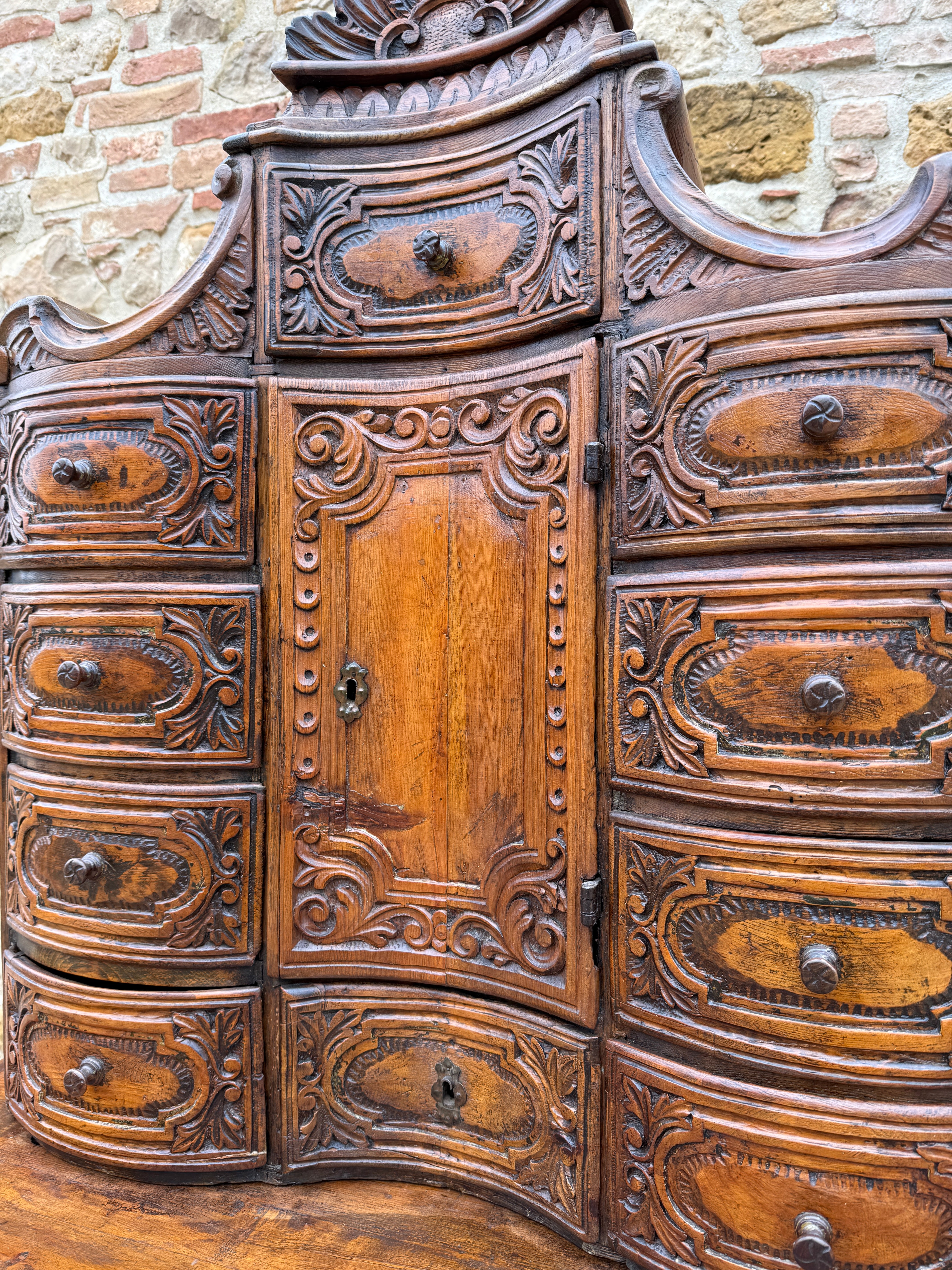 Antique Sud Tyrol Pine Chest c. 1750