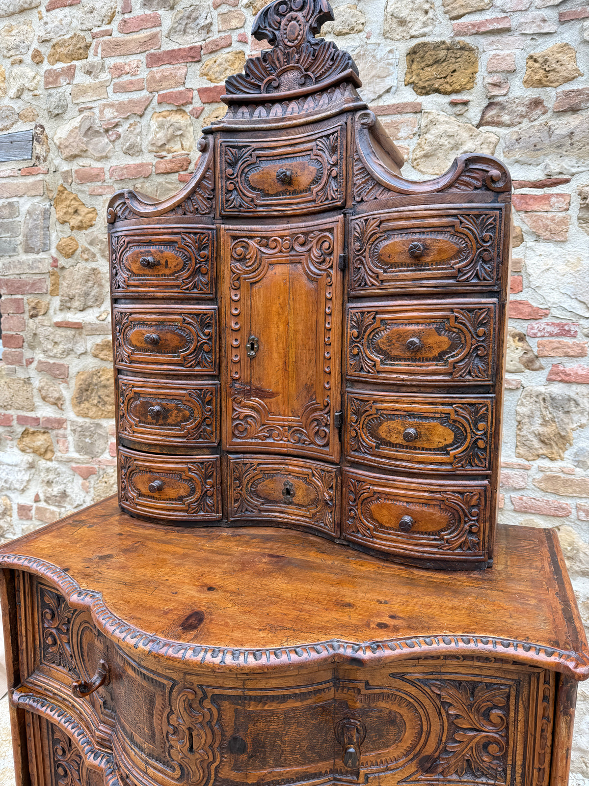 Antique Sud Tyrol Pine Chest c. 1750