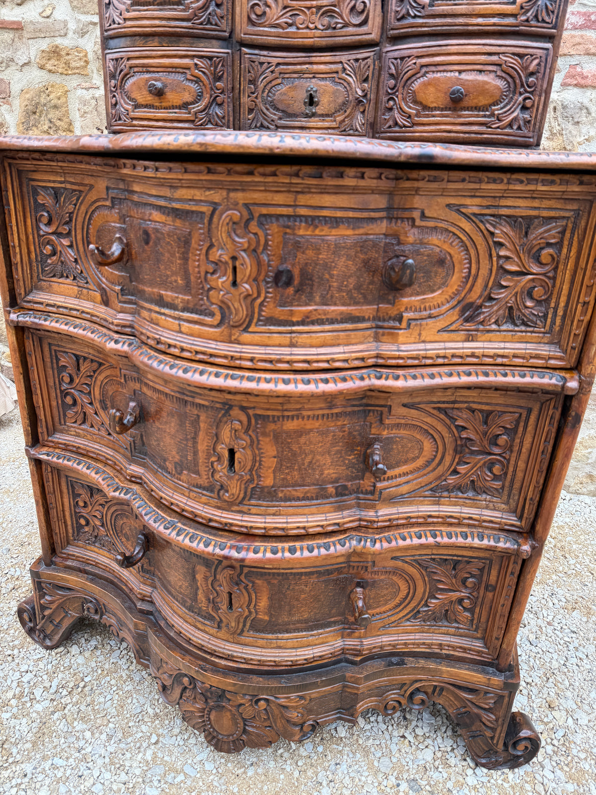Antique Sud Tyrol Pine Chest c. 1750