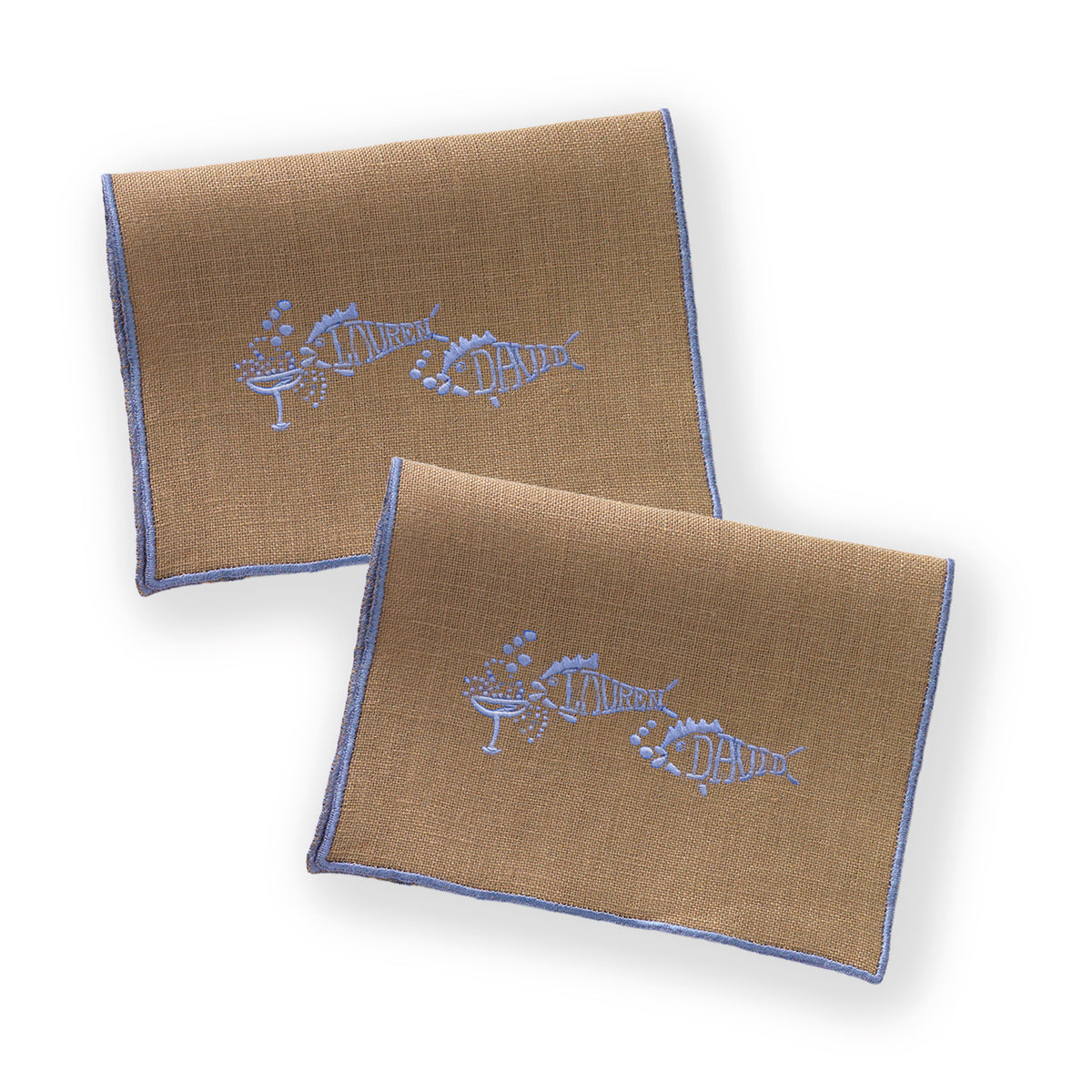 Personalized Drink Like Fish Cocktail Napkins