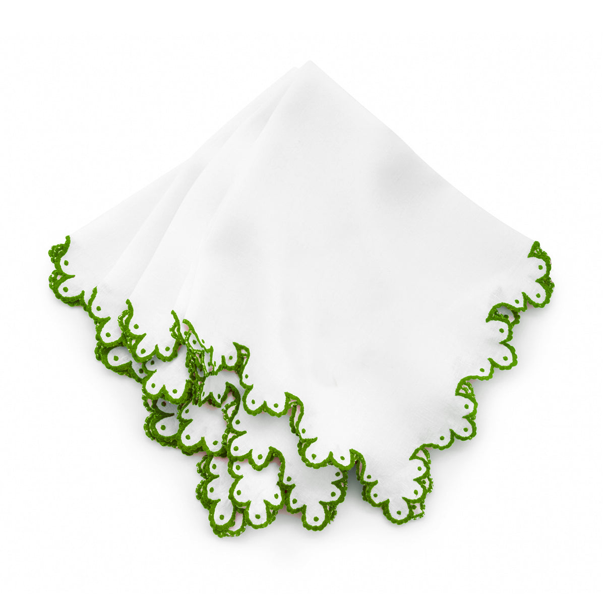 Calais Dinner Napkins - Green