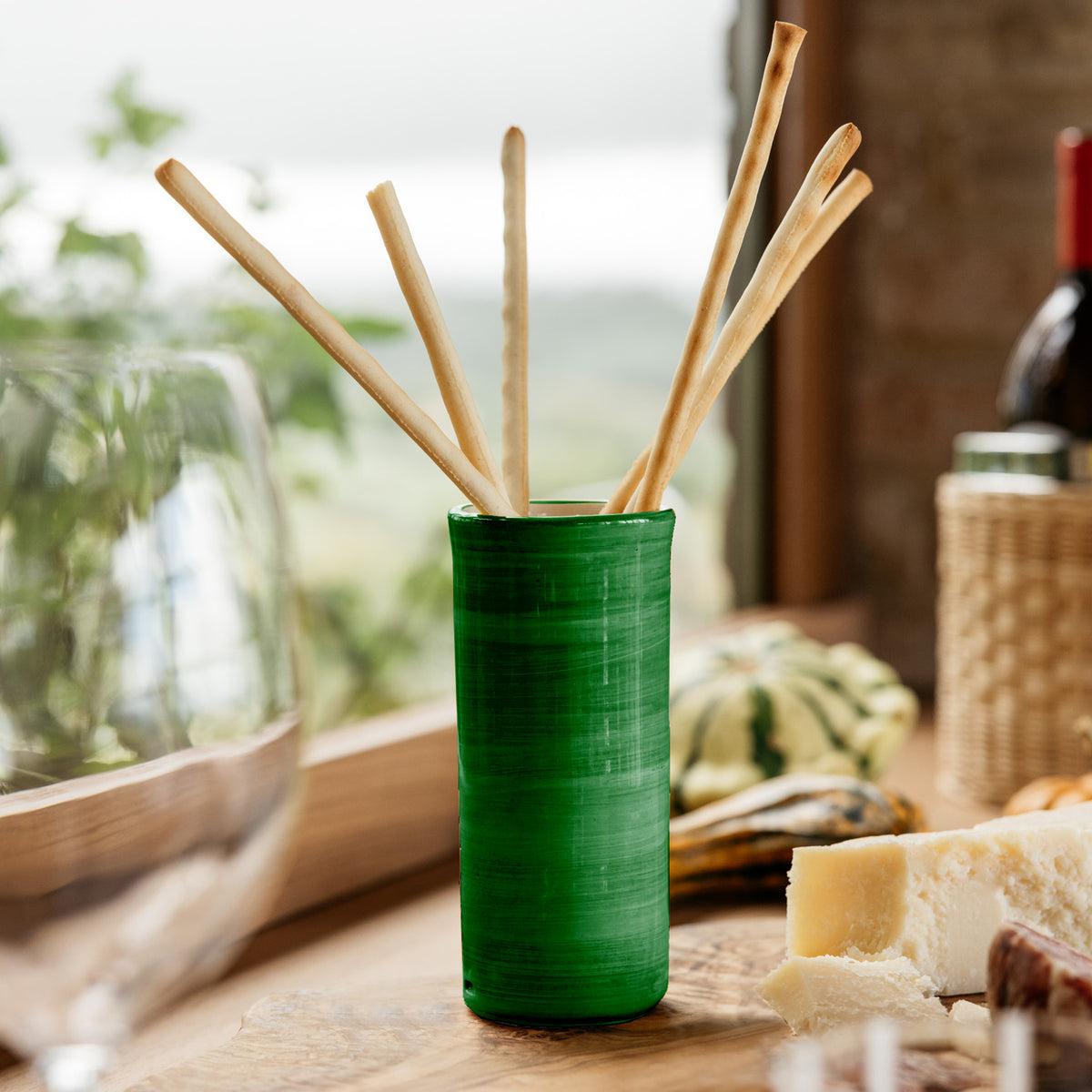 Ceramic Vase - Green