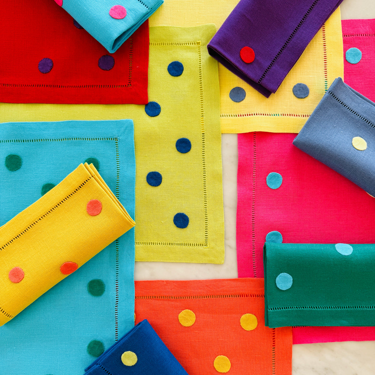 Polka Dot Place Setting