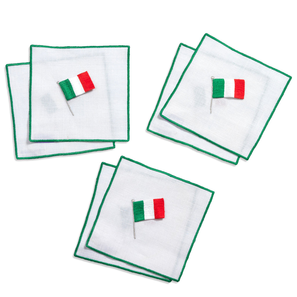 Italian Flag Coasters