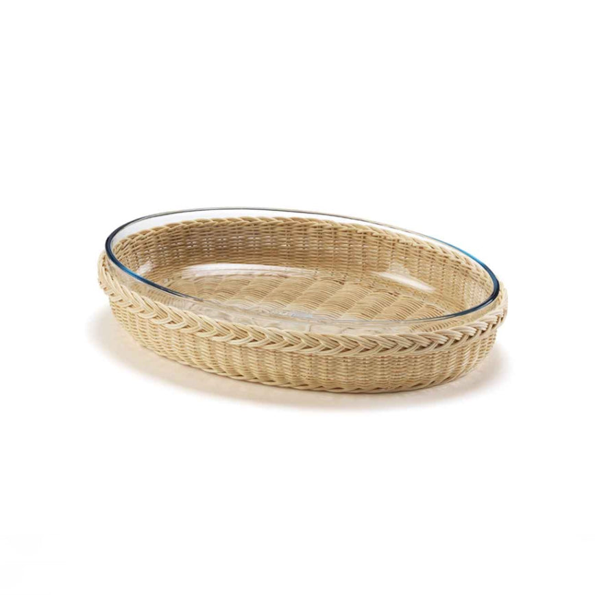 Wicker Serving Dish - Medium