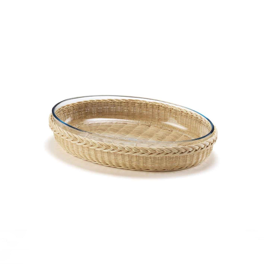 Wicker Serving Dish - Small