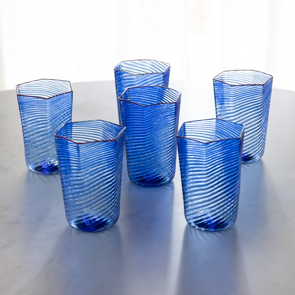 Suave Glasses - Cobalt
