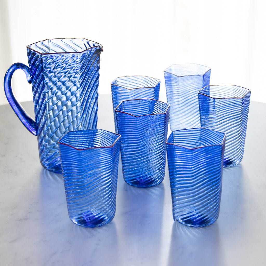 Suave Glasses - Cobalt