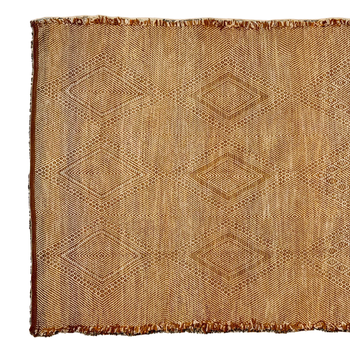 Orange Diamond Herringbone