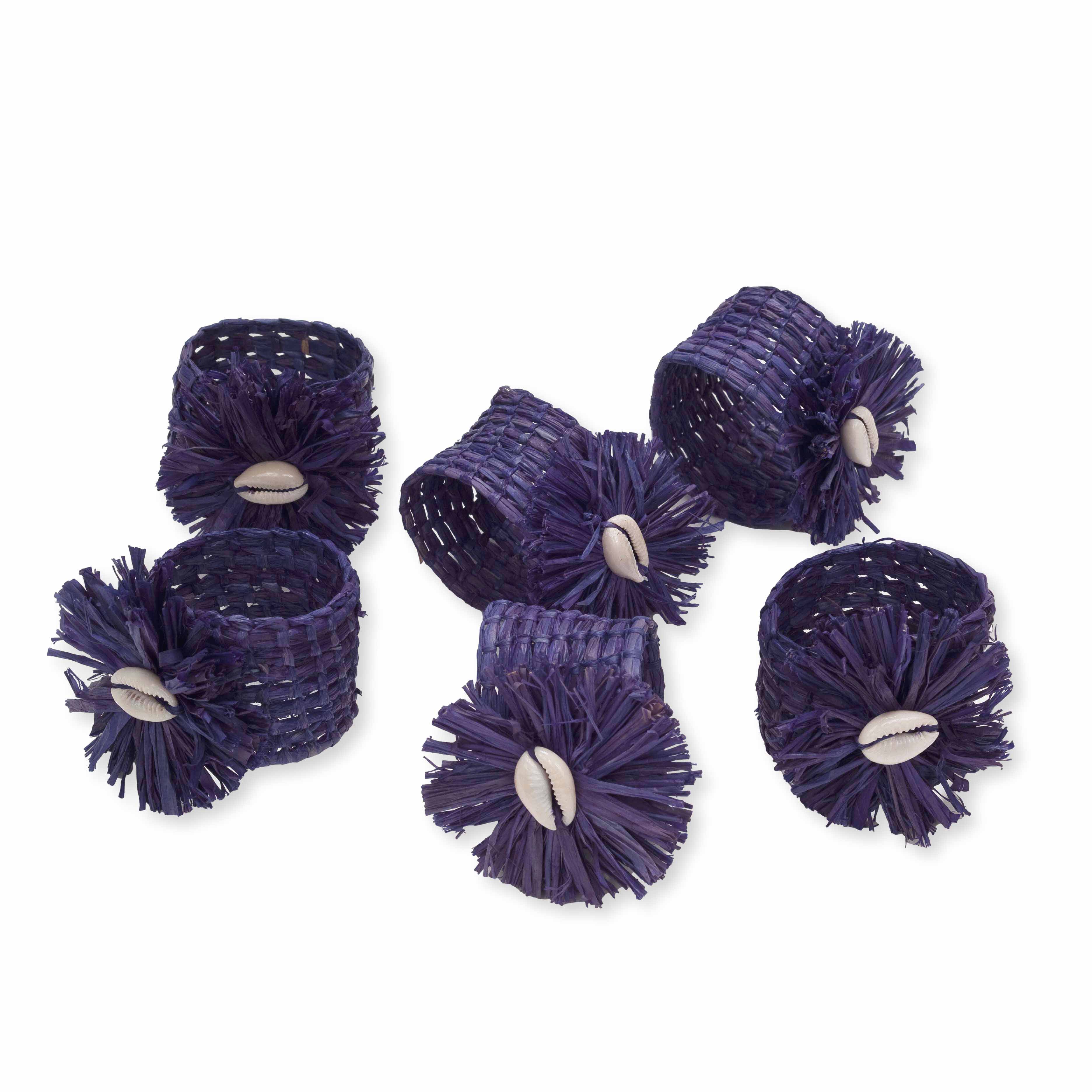 Julia B. Raffia Napkin Rings - Thumbnail 5