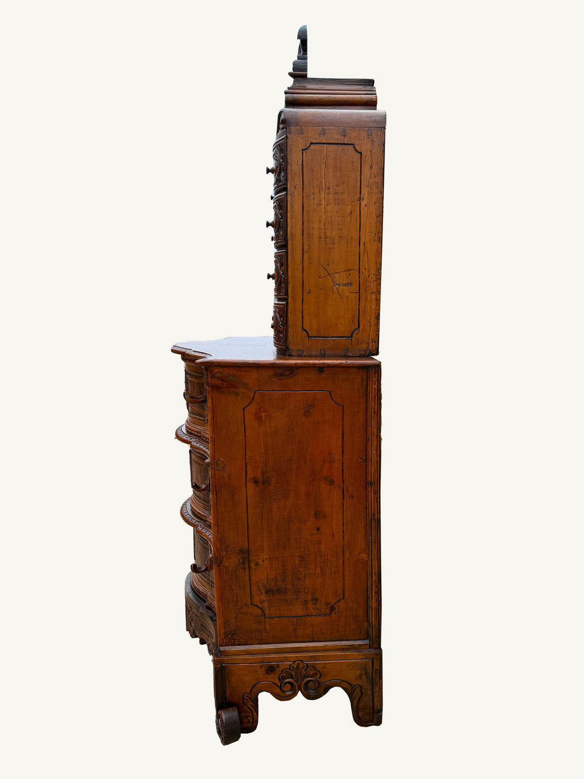 Antique Sud Tyrol Pine Chest c. 1750