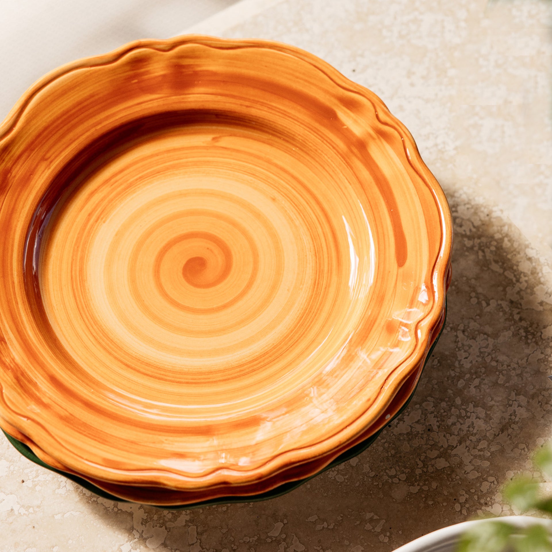 Turbinio Plates Orange