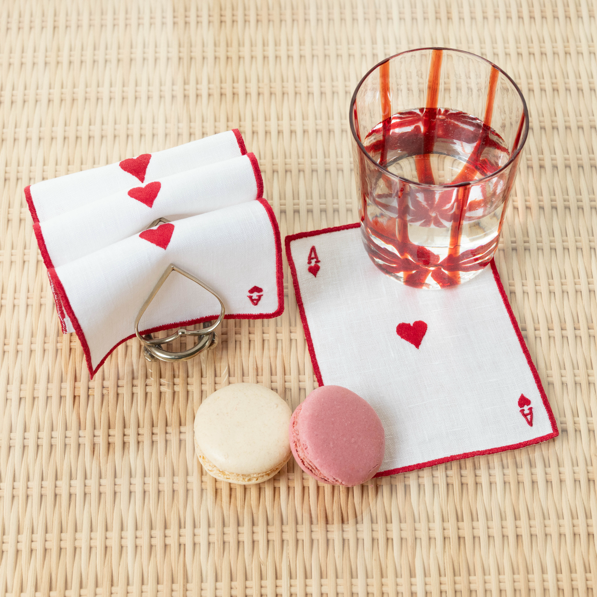 Queen of Hearts Cocktail Napkins