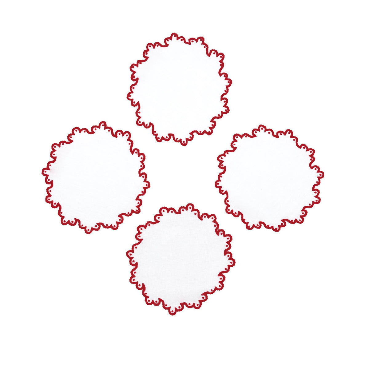 Calais Coasters - Red