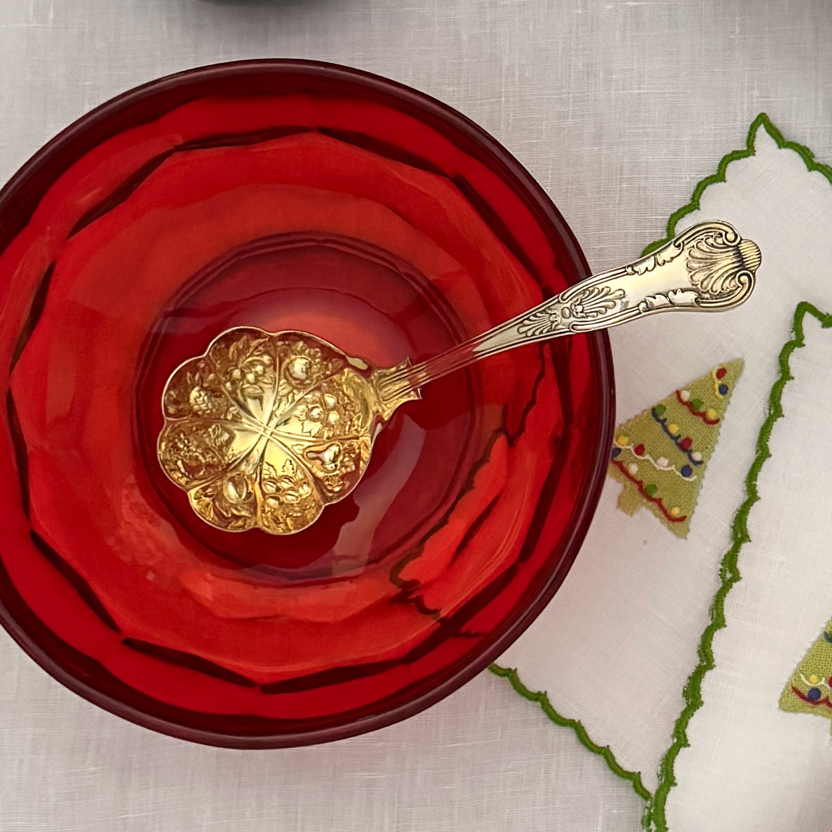 Cut Glass Cranberry Sauce Bowls