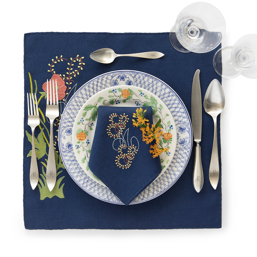 Roma Place Setting - Blue