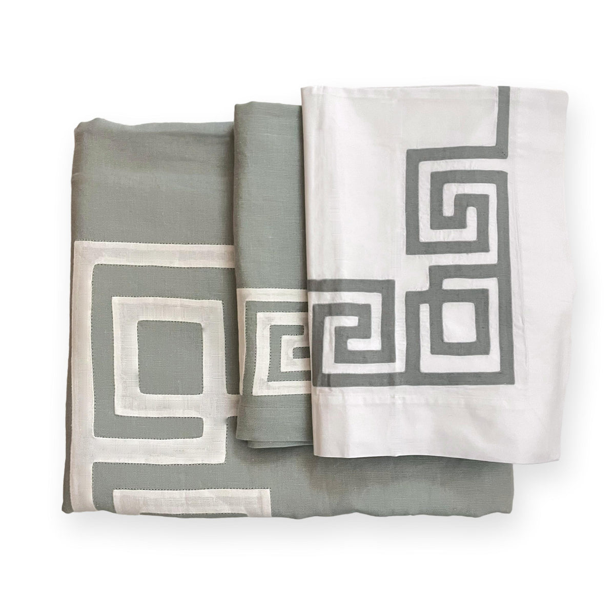 Santorini King Set - Celadon