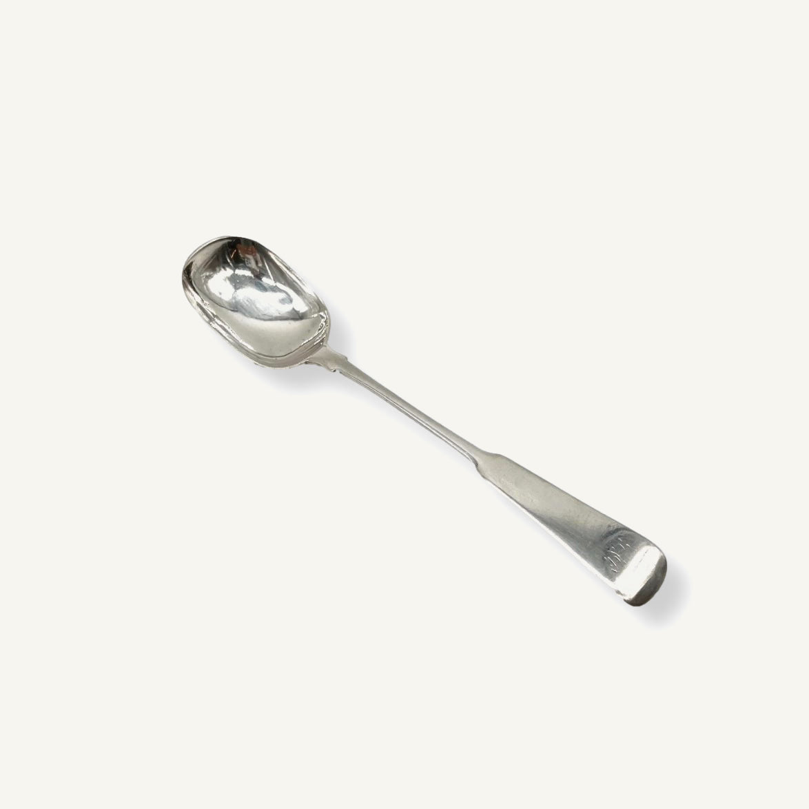 Antique Silver Sugar & Jam Spoon