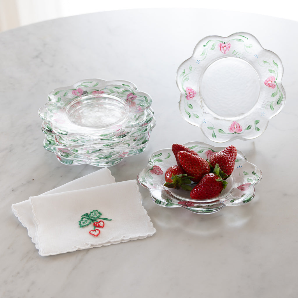 Strawberry Cocktail Napkins