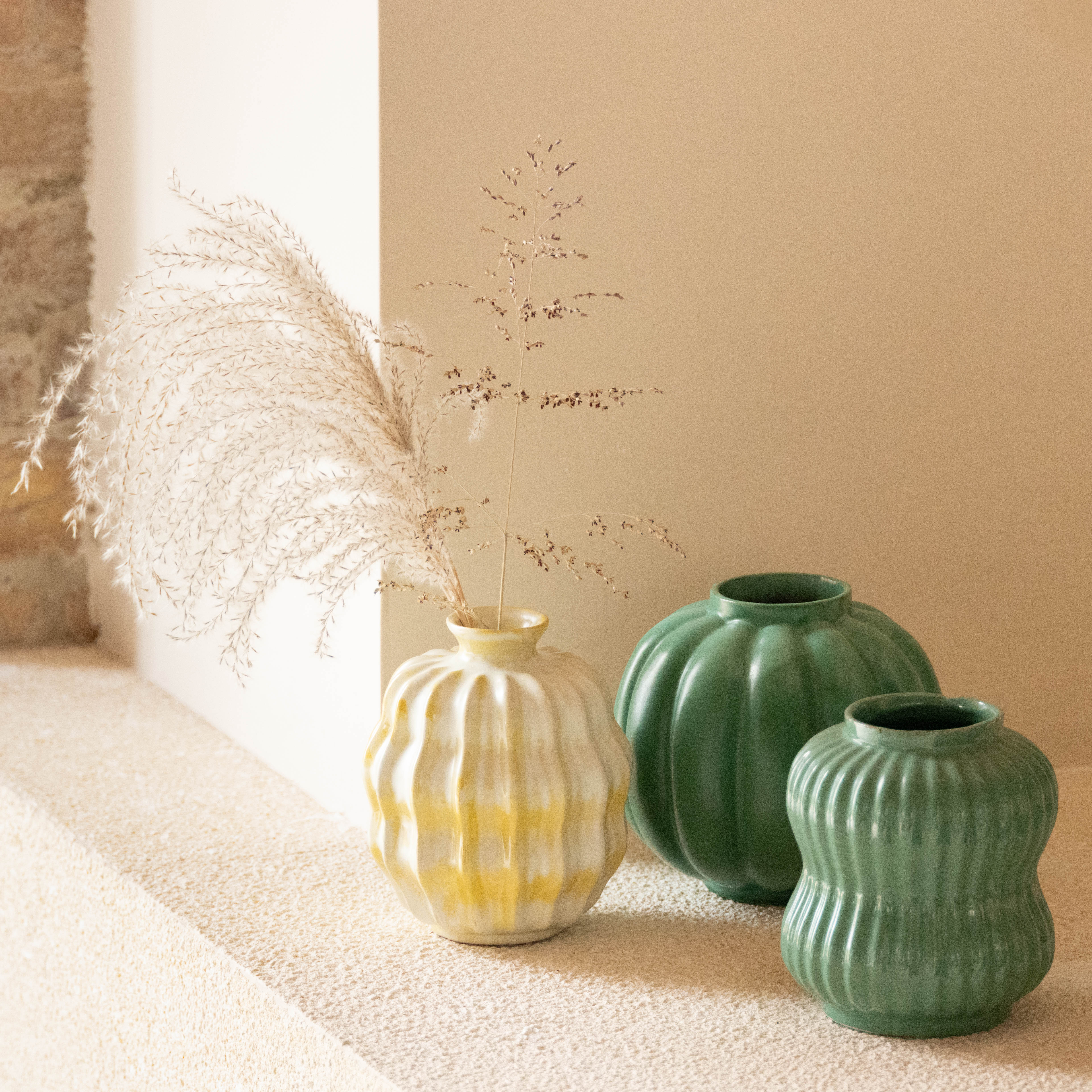 Earthenware Glazed Vase