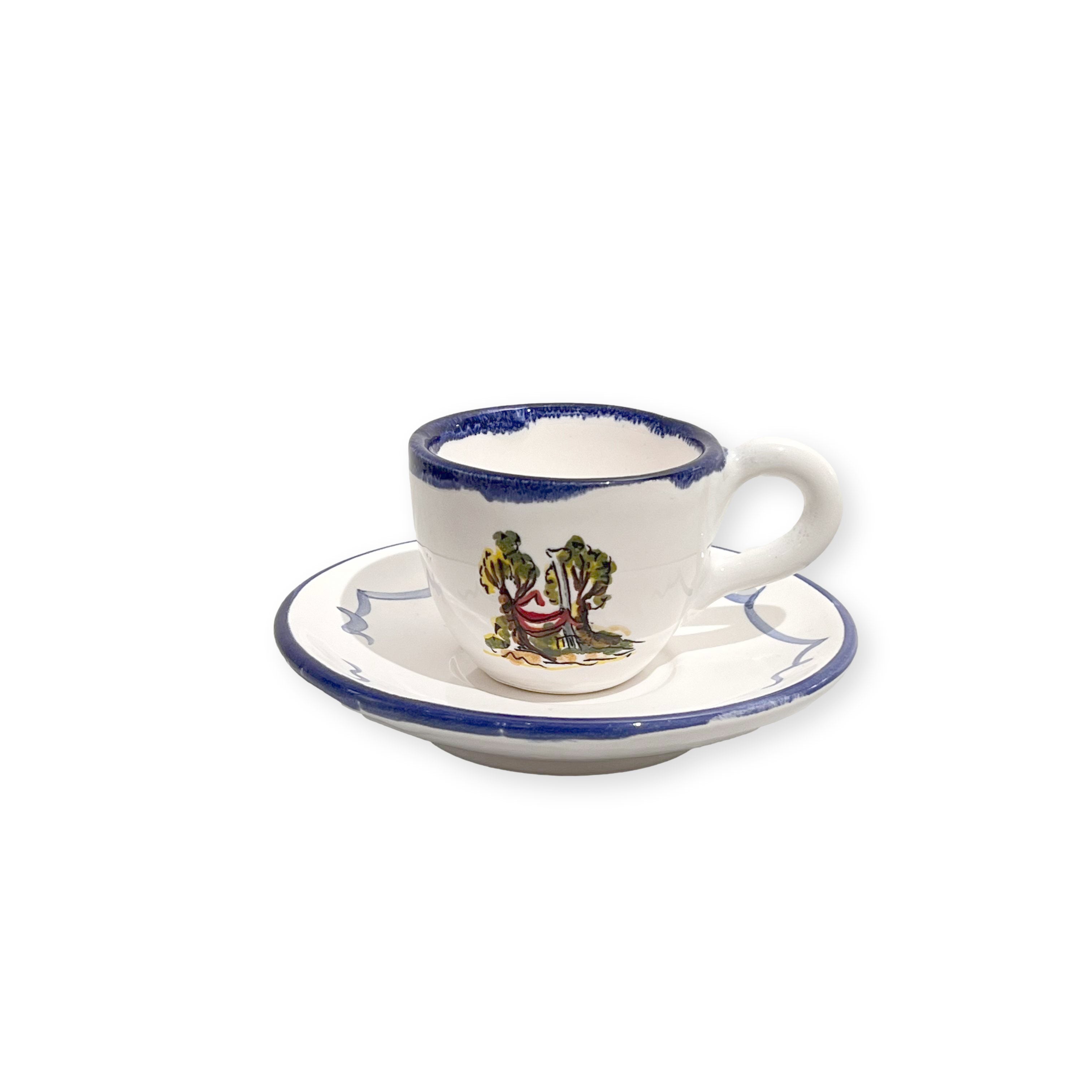 Tuscan Ceramic Espresso Cups