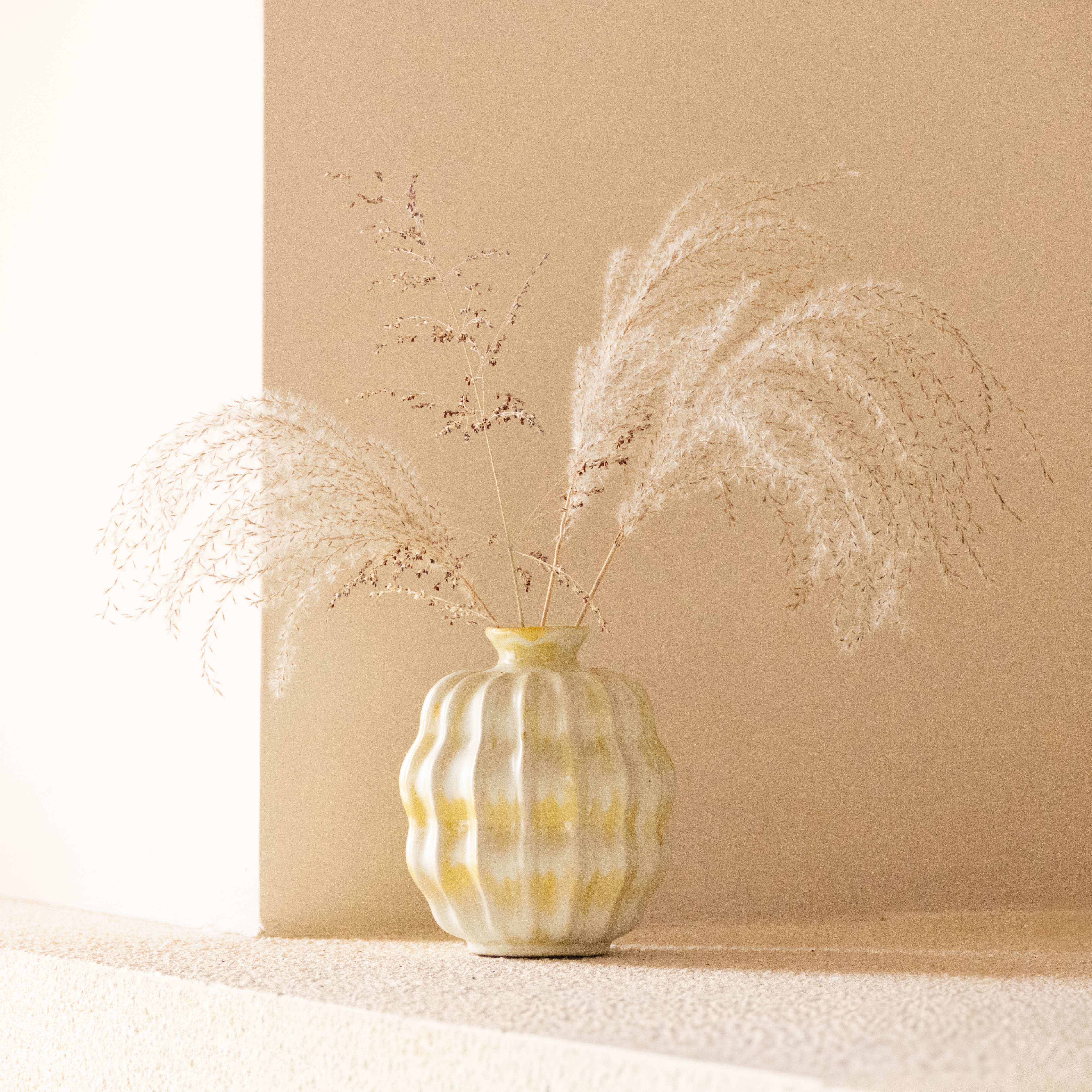 Earthenware Ripple Vase