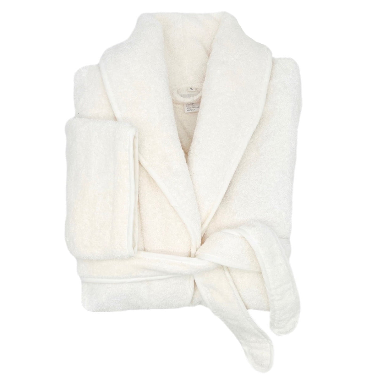 Julia B. Amalfi Robe - Ivory & White