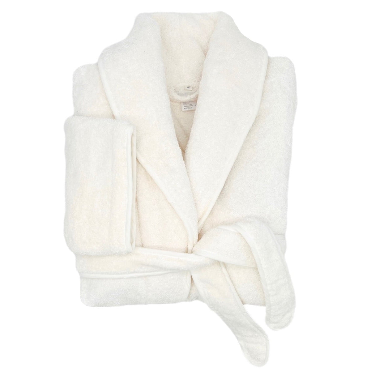 Amalfi Robe - Ivory & White-Julia B. Casa