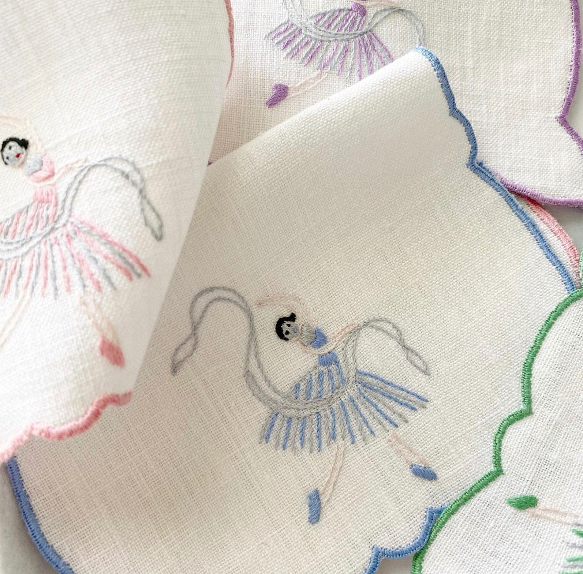Ballerina Cocktail Napkins-Julia B. Casa