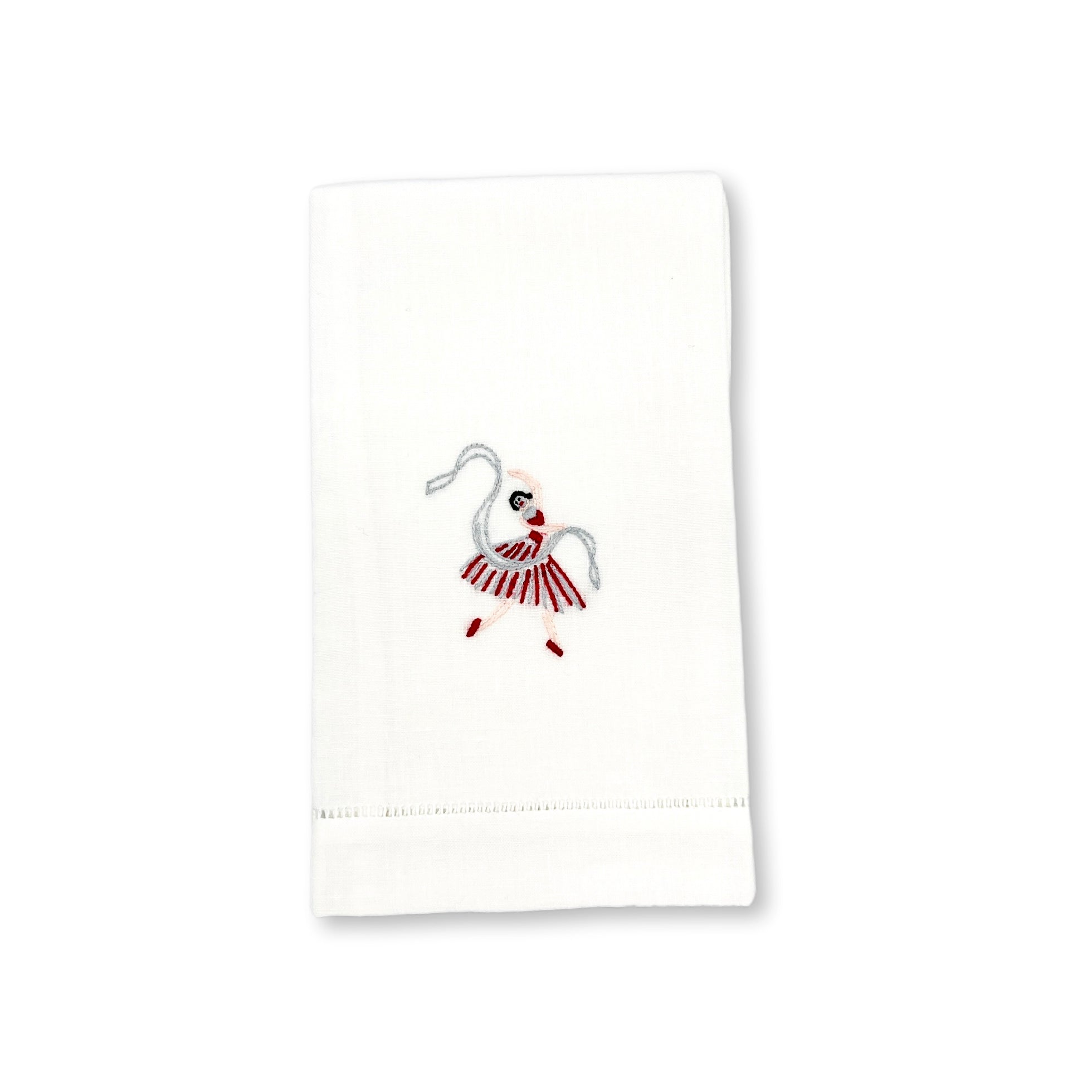 Julia B. Ballerina Guest Towel - Red