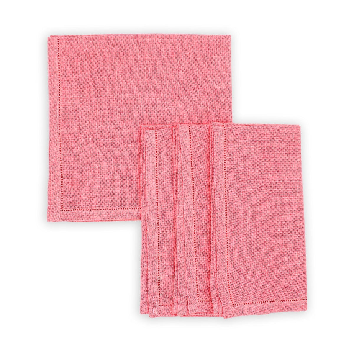 Barca Dinner Napkins - Coral-Julia B. Casa