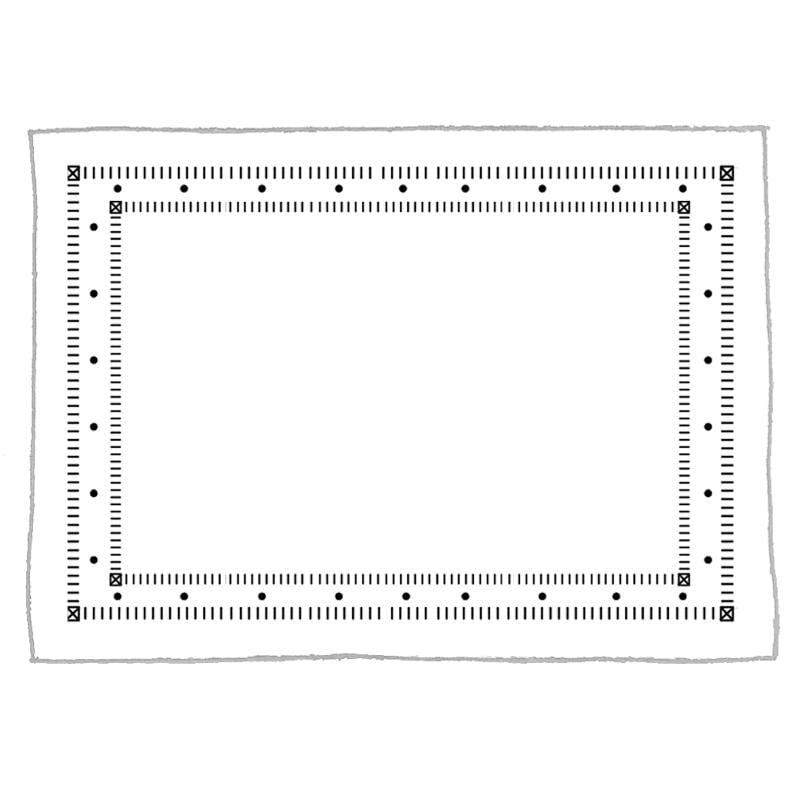 La Maison Brodee Beauvais Placemat - set of 4