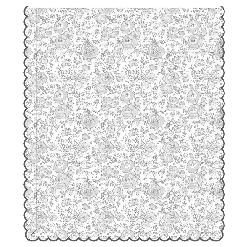 Julia B. Blue Vine Duvet Cover