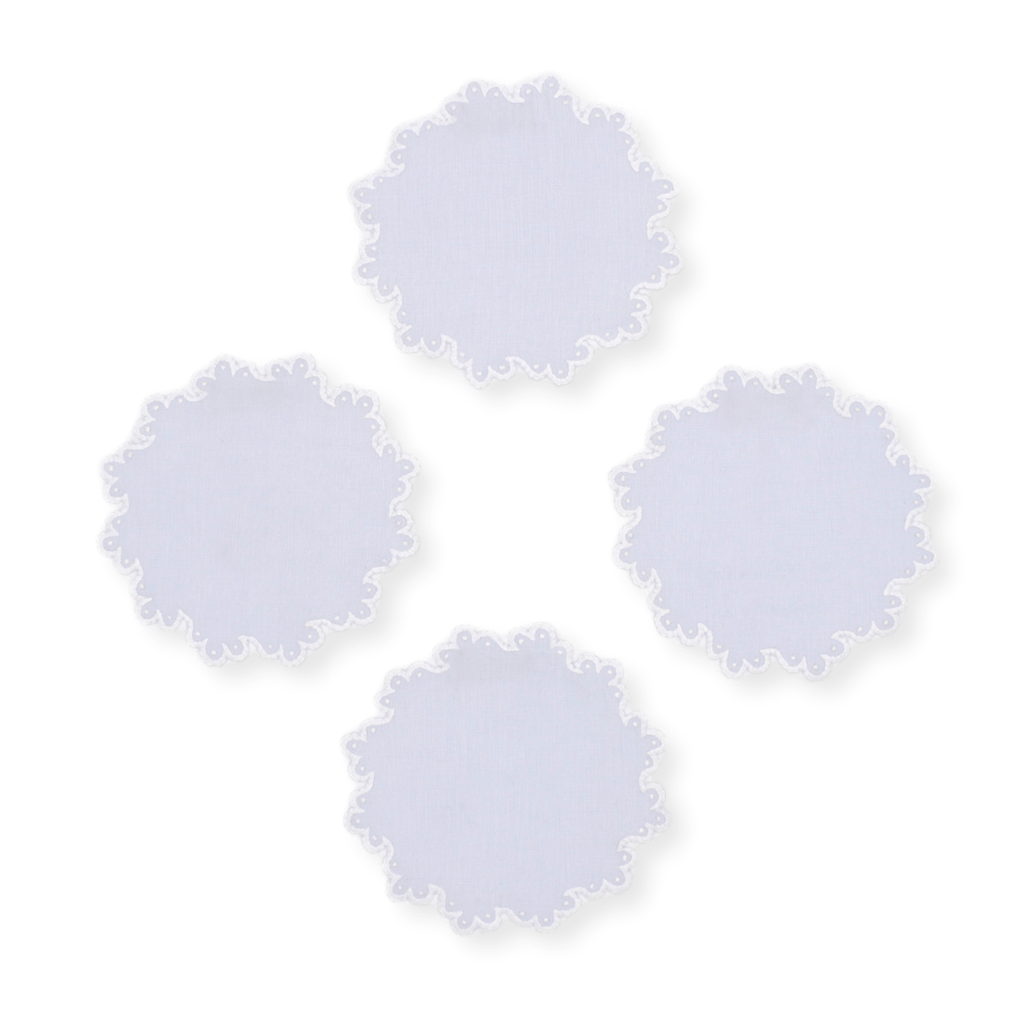 Julia B. Calais Coasters - Powder Blue