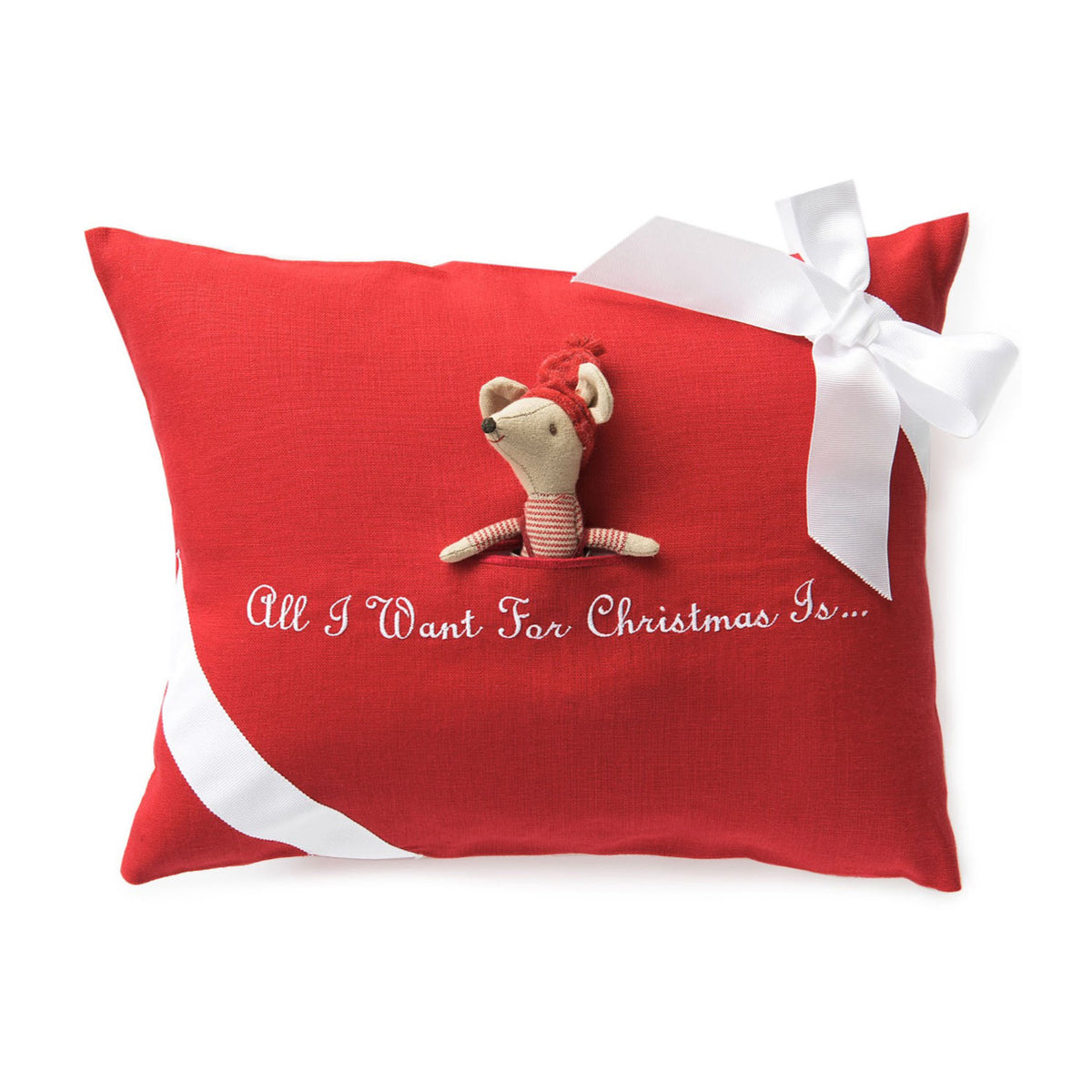 All I Want For Christmas Pillow