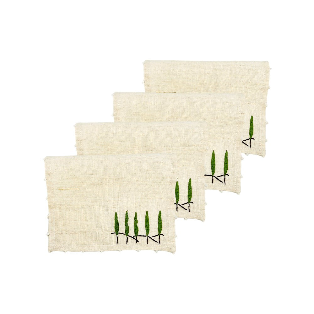 Cipressi Cocktail Napkins-Julia B. Casa