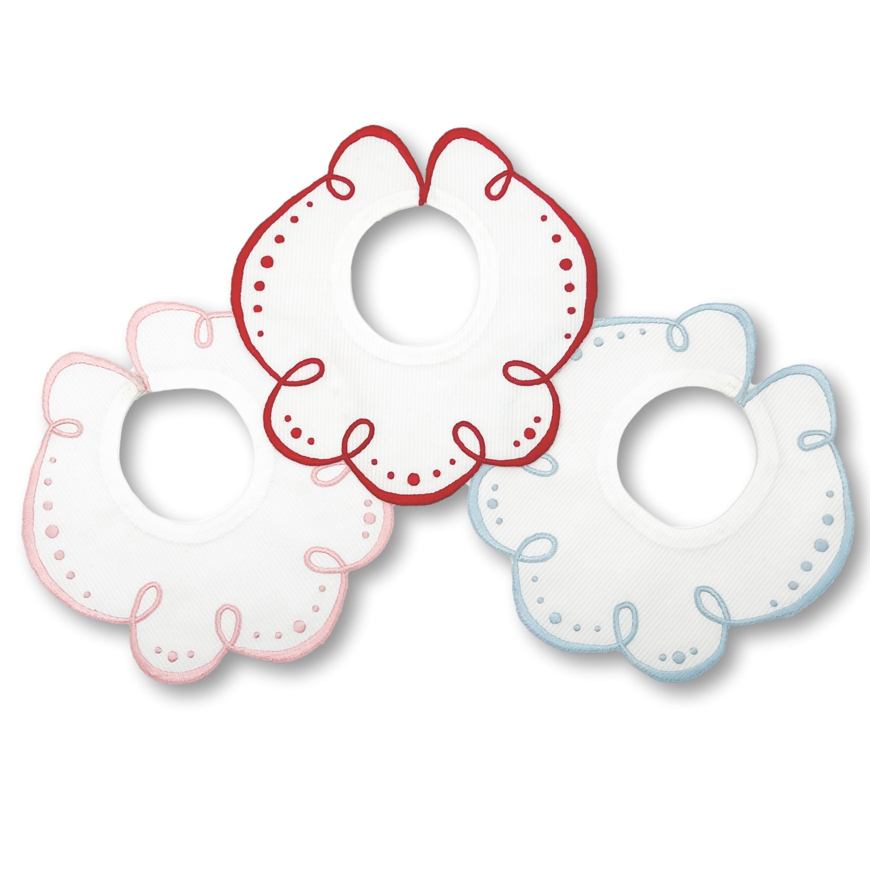 Julia B. Confetti Bib - Powder Blue