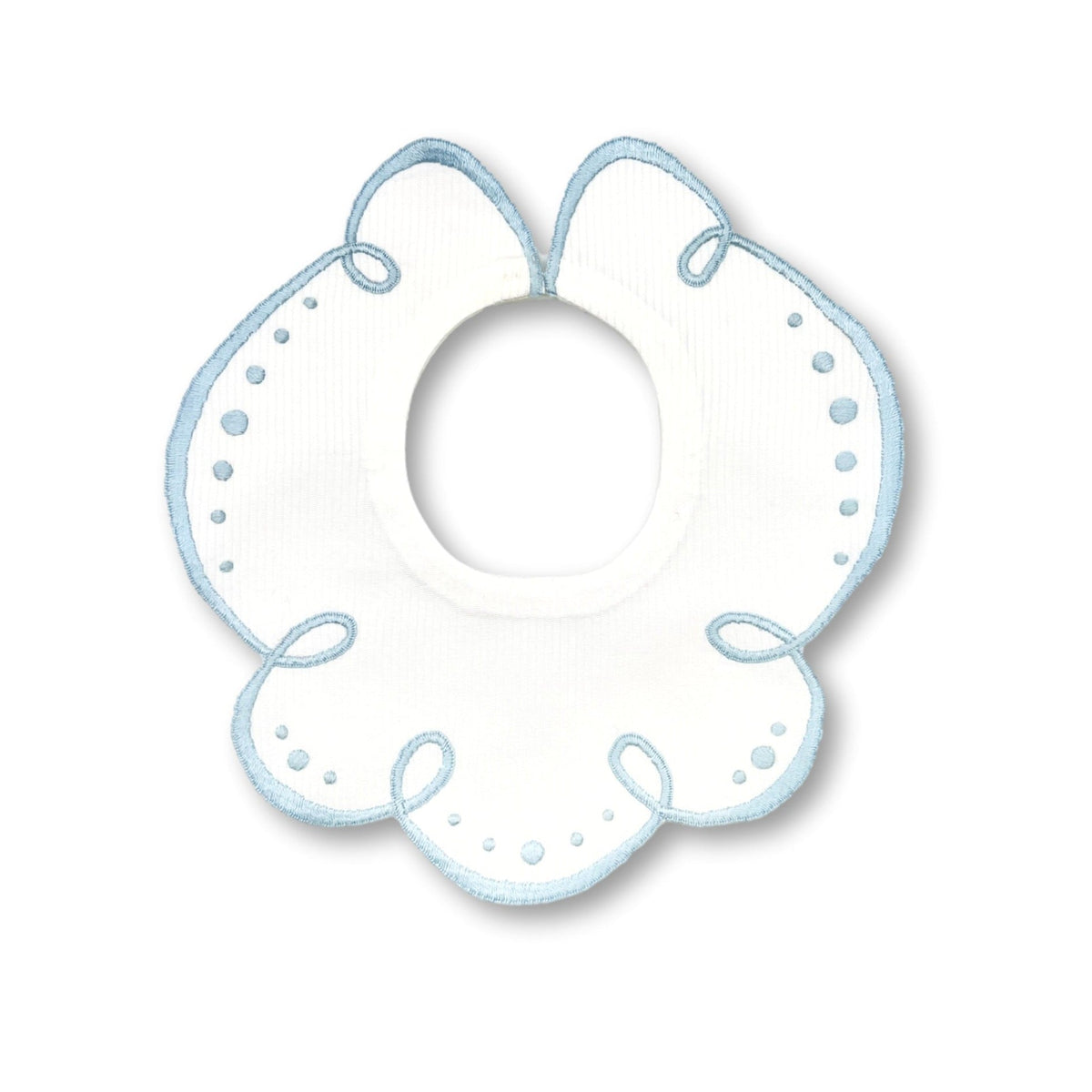 Confetti Bib - Powder Blue-Julia B. Casa